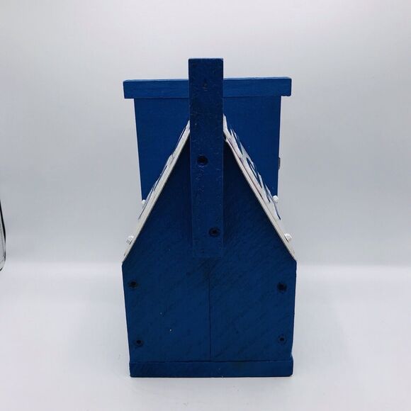 Ohio Car License Plate Bird House Birthplace of Aviation  Wood Hand Made Upcycle - Picture 3 of 6